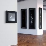 Exhibition gallery with white walls. 3d rendering