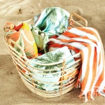 IKEA-SOLBLEKT basket and beach towels 2