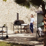 Wood-burning oven / pizza / single-chamber / garden